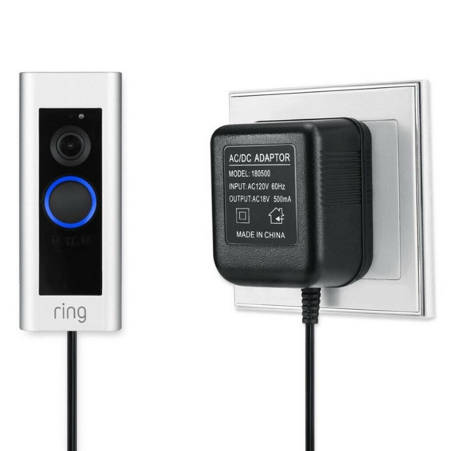 Power Supply Adapter Transformer EU Plug For Video Ring