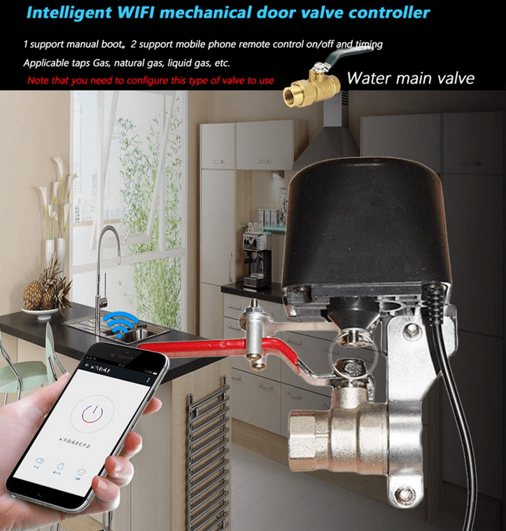 Smart WiFi control Water with Alexa and Google