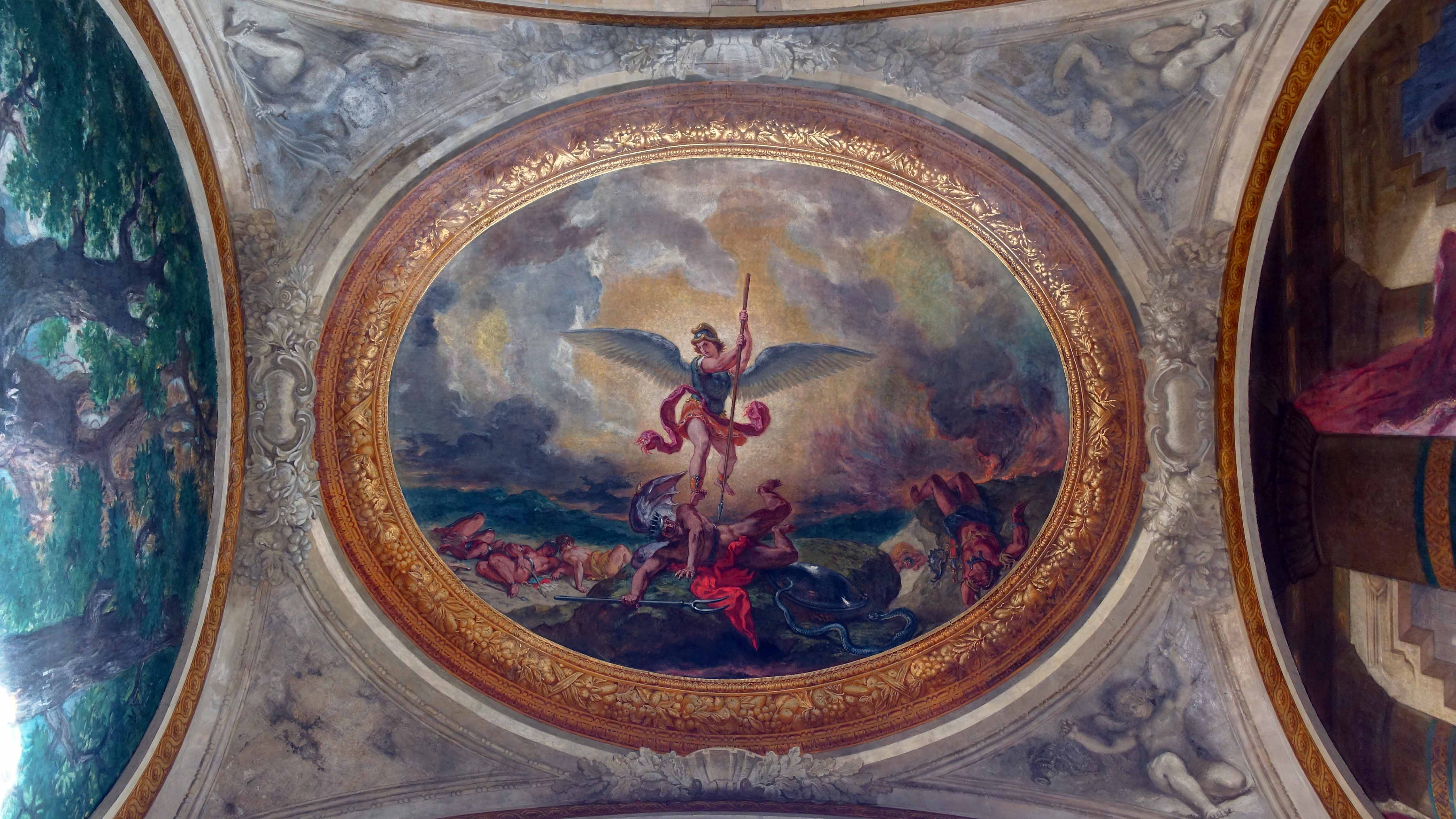 Smarthistory Eugène Delacroix, Murals in the Chapel of The Holy