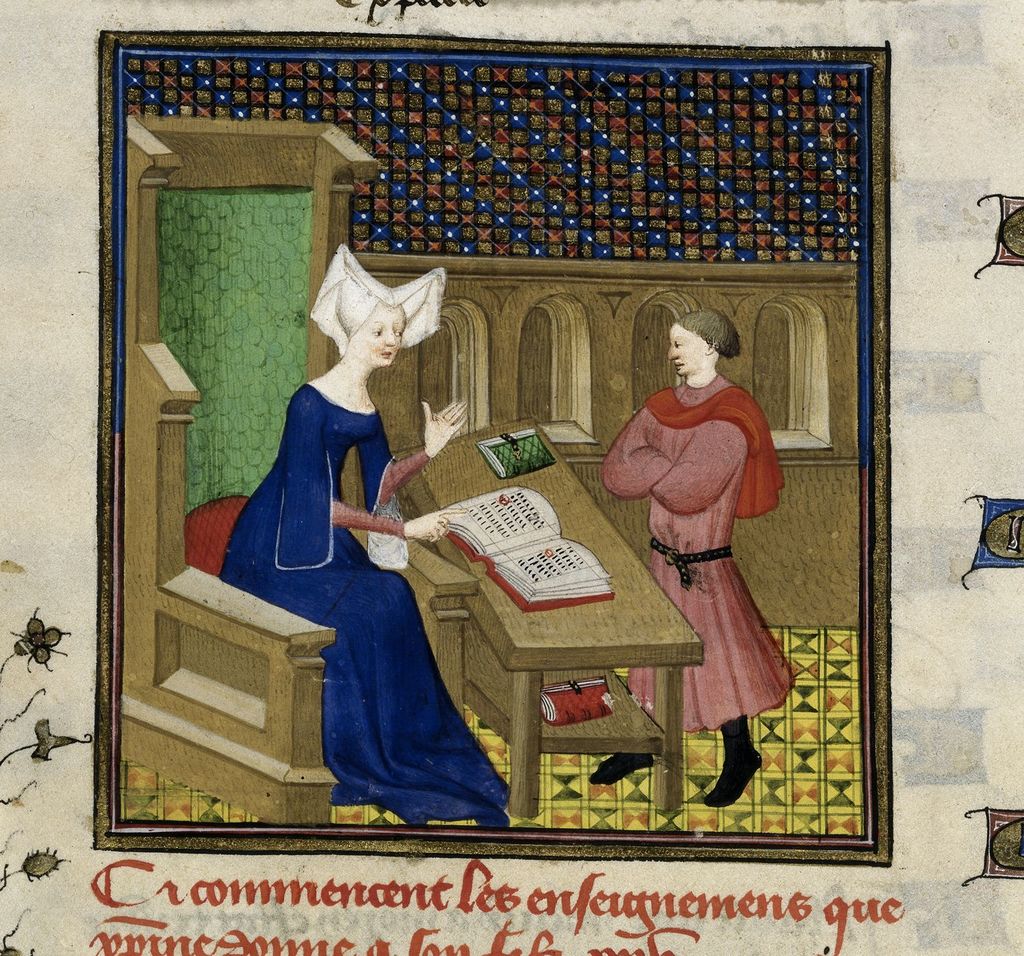 Portraits of Christine de Pizan in The Queen’s Manuscript Smarthistory