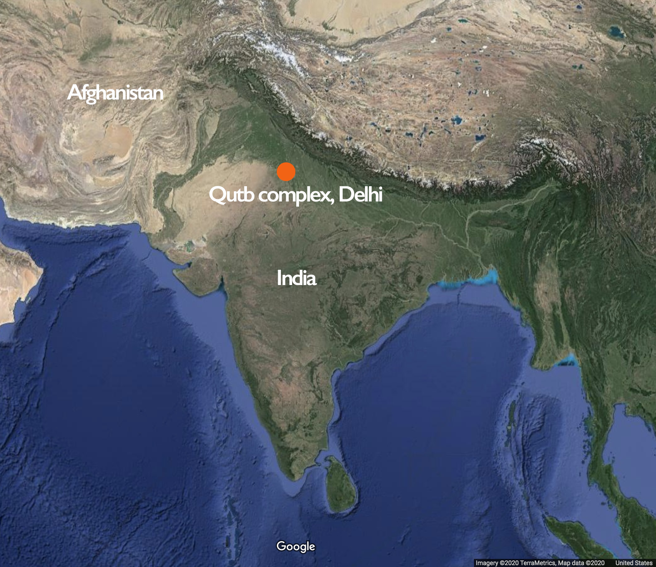 Qutub Minar In India Map The Qutb complex and early Sultanate architecture Smarthistory