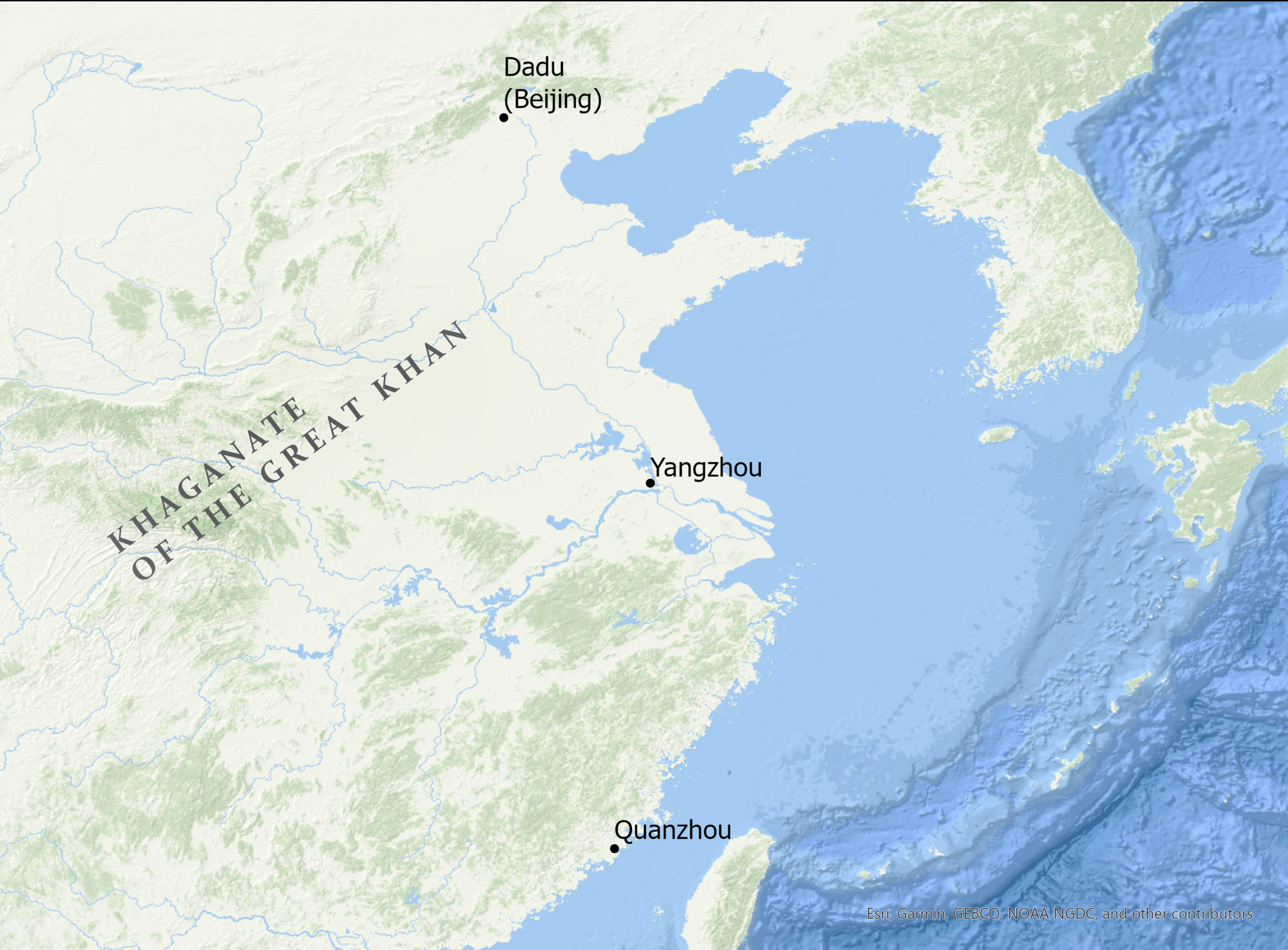 Ancient China Map Yangzhou Caterina Vilioni’s tomb in Yangzhou Smarthistory