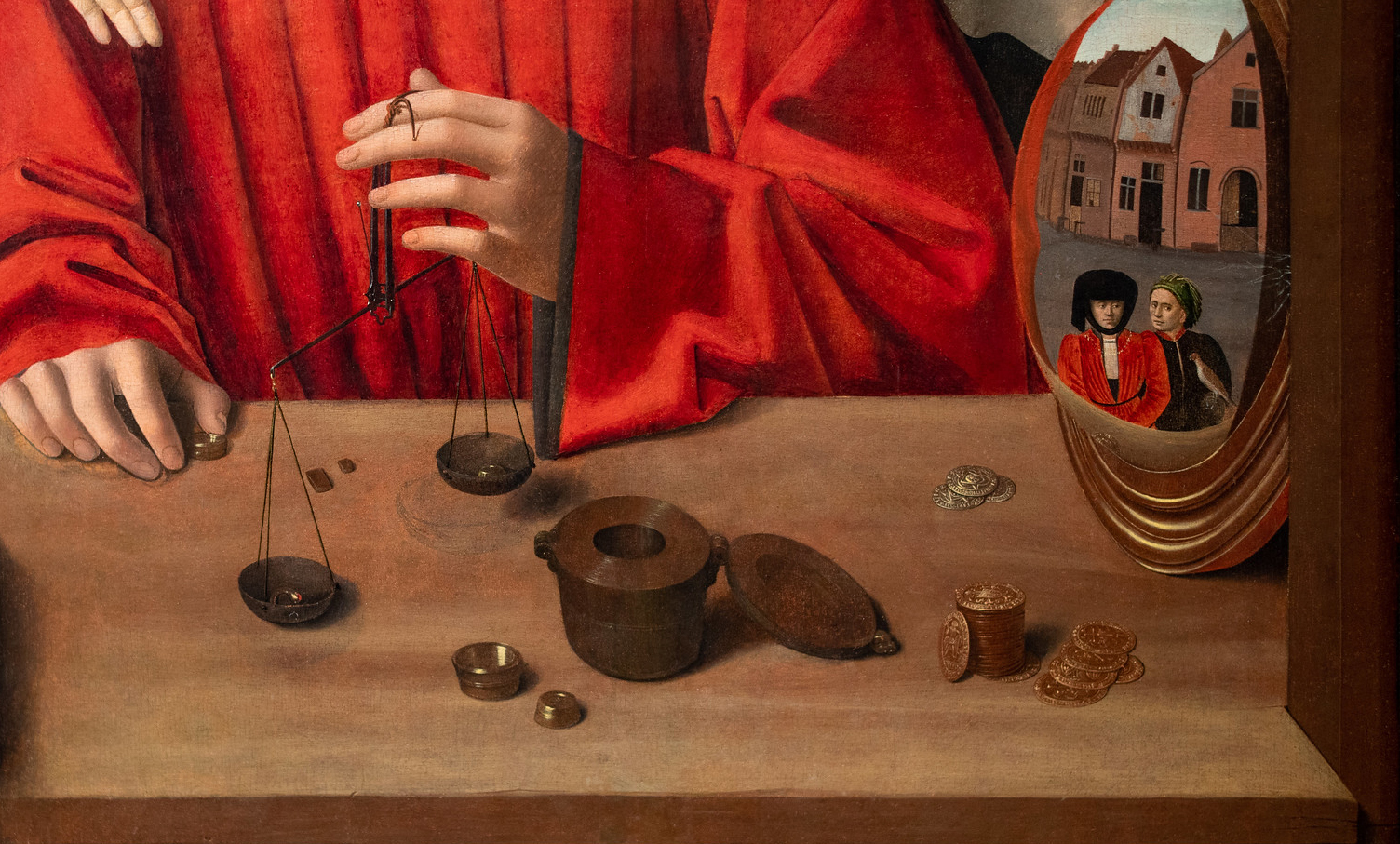 Smarthistory Petrus Christus, A Goldsmith in his Shop