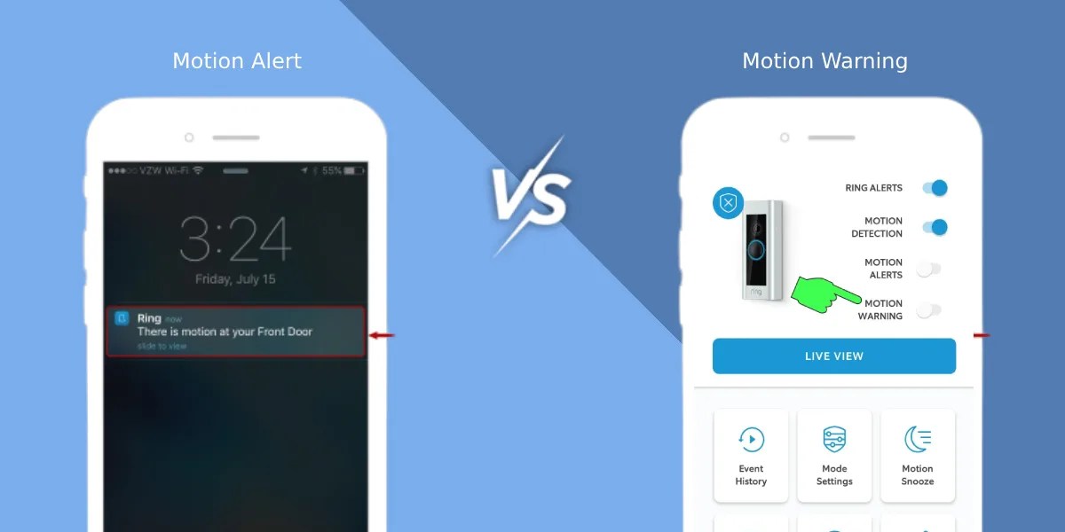 Ring Motion Alert vs Motion Warning What's the Difference?