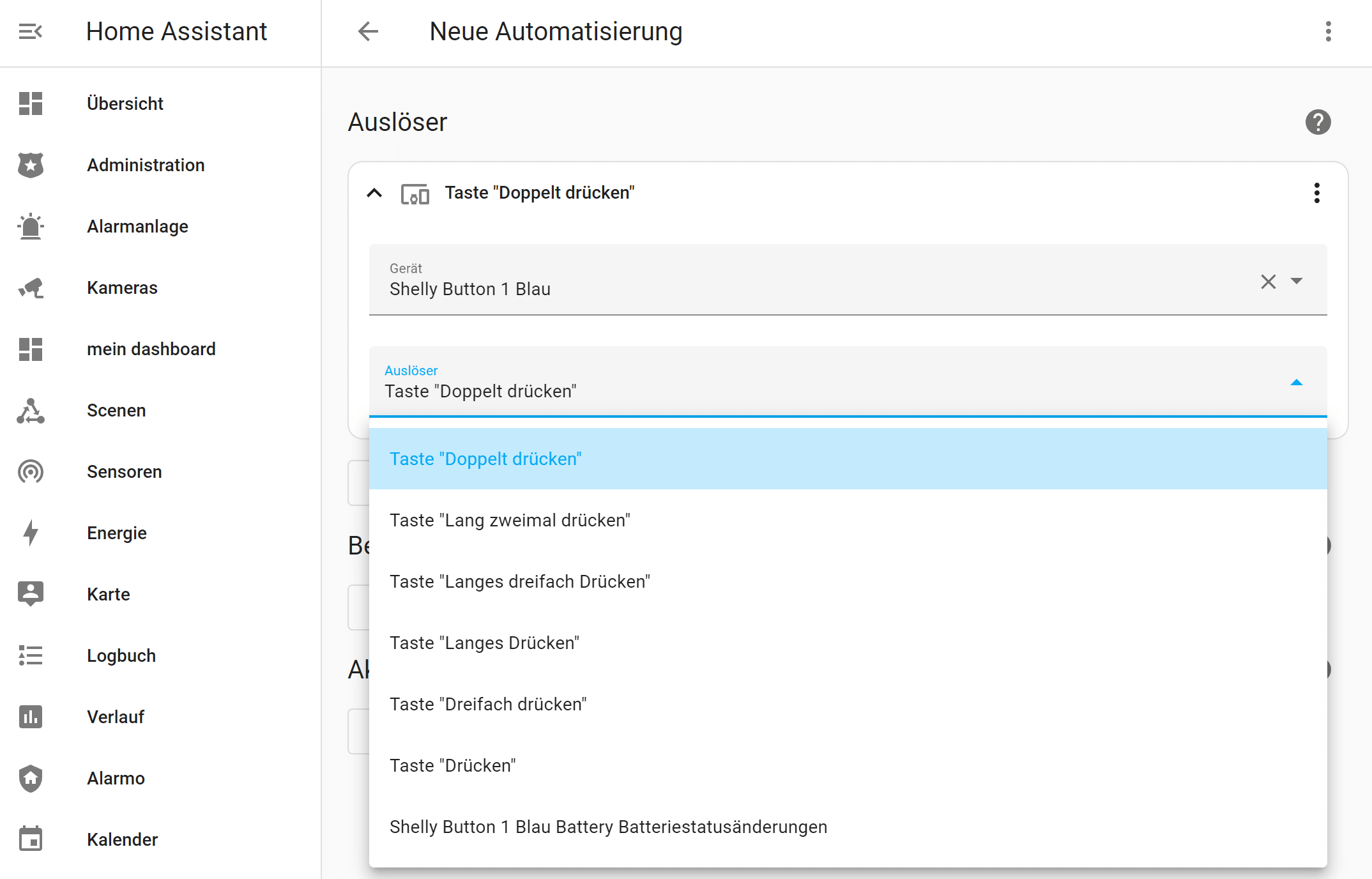 Shelly BLU Button 1: Fernbedienung, Bluetooth Beacon und