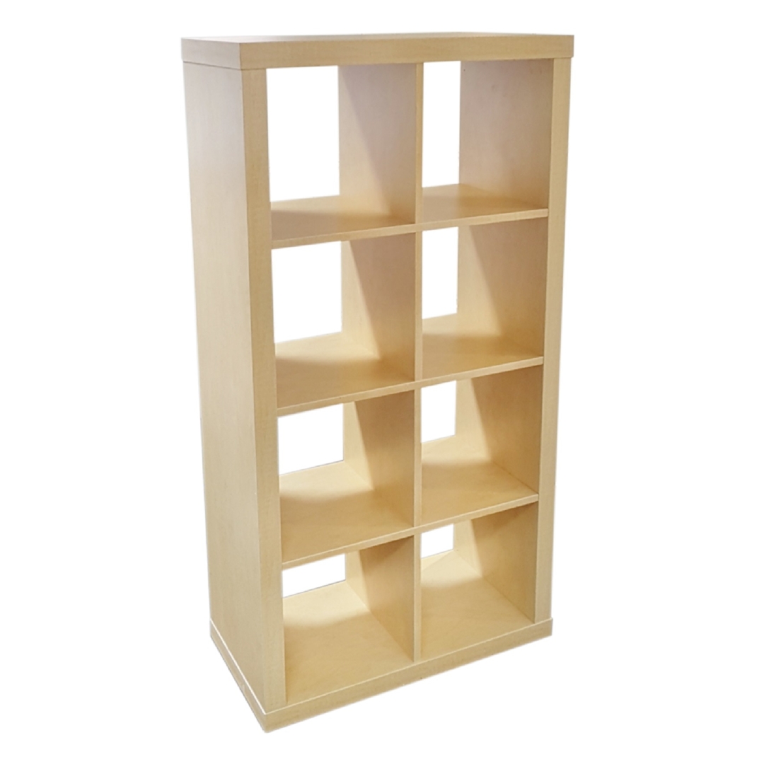 Cubic 4×2 Open Cubby Unit Natural Birch » Smart Learn Educational