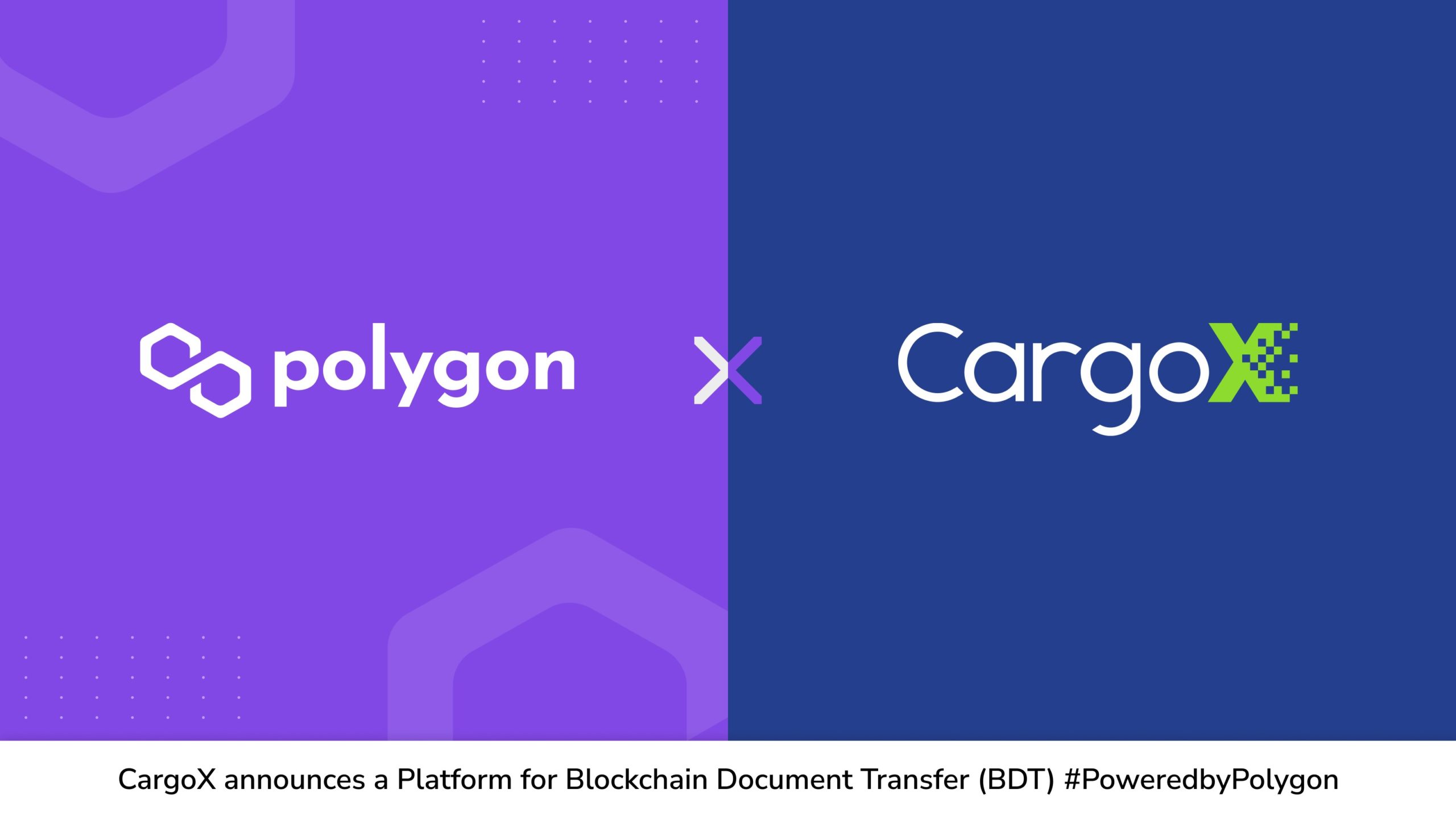 CARGO X ANNOUNCES THE PLATFORM FOR BLOCKCHAIN DOCUMENT TRANSFER