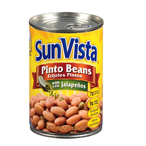Sun Vista Pinto Beans 15oz WJalapeñoswholesale