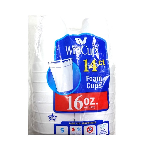 Wincup Foam Cups 16oz 14ctwholesale Online