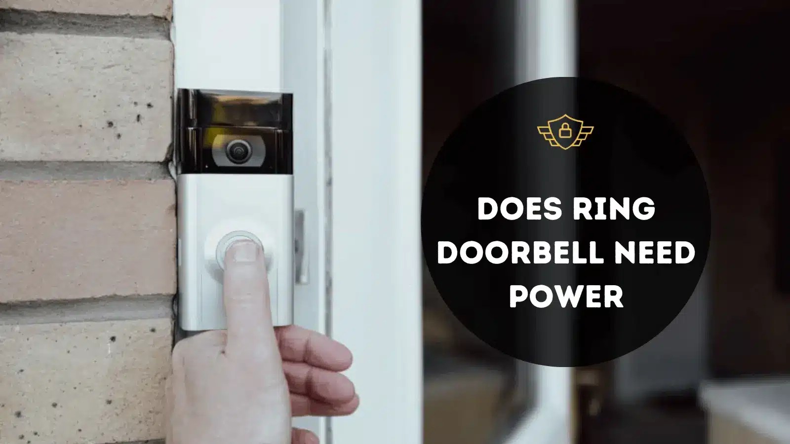 does ring doorbell need power