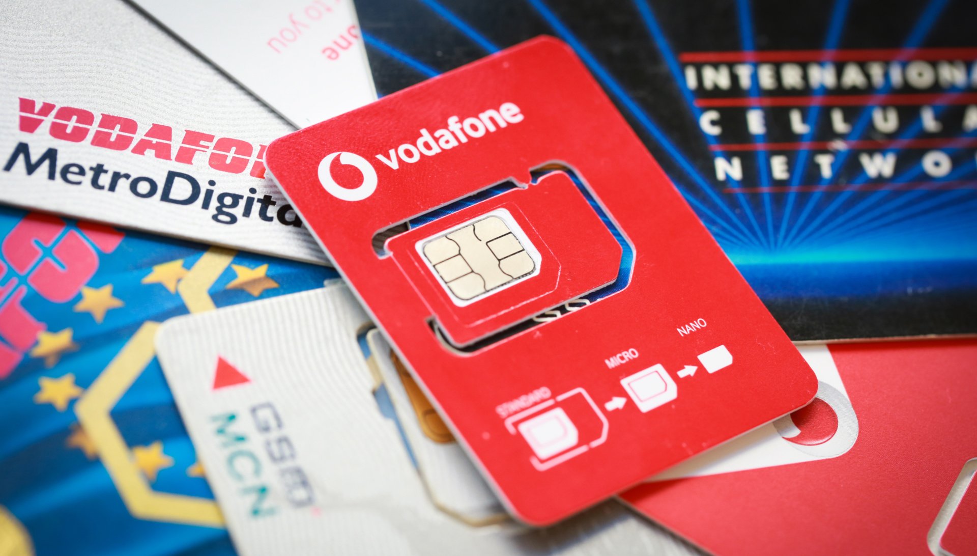 Vodafone má nové SIM karty. Jsou šetrnější k životnímu prostředí