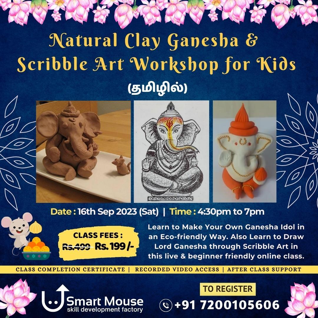 Natural Clay Ganesha Online Class Natural Clay Ganesha Class Smart