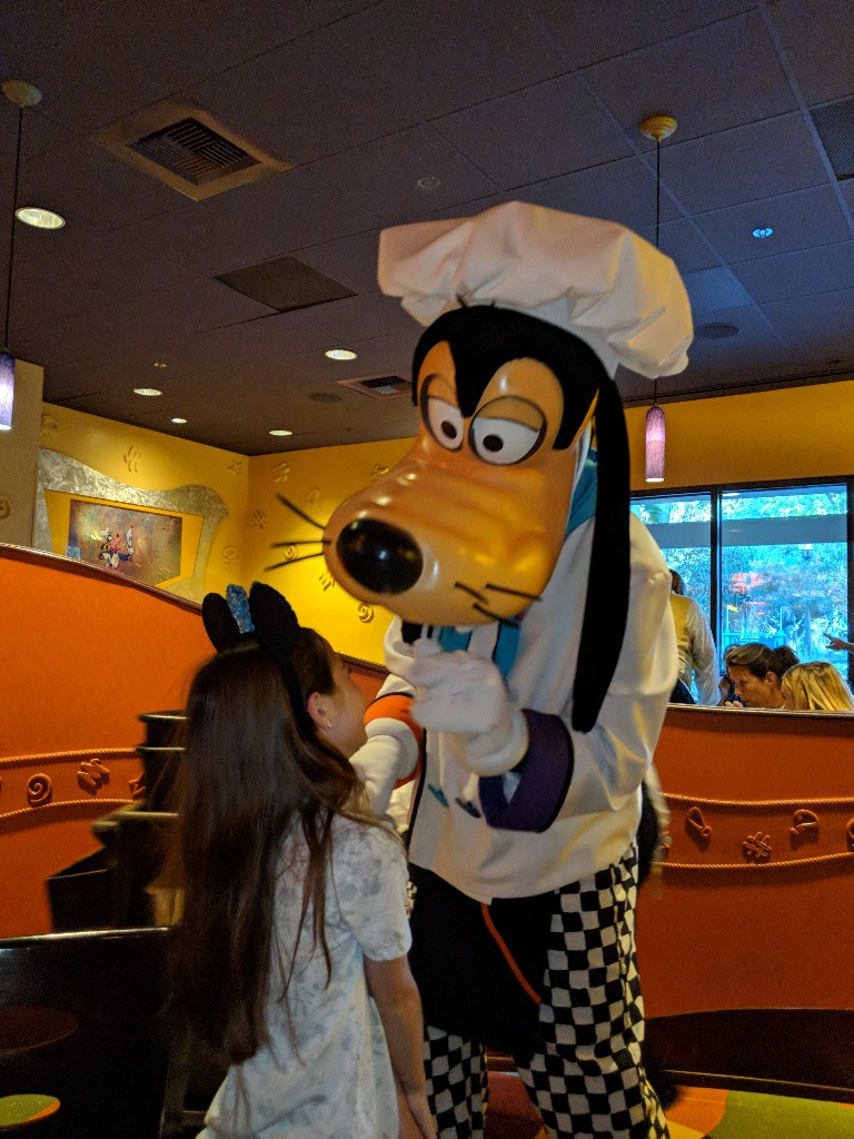 Character Meals at Disneyland Goofy’s Kitchen Dinner