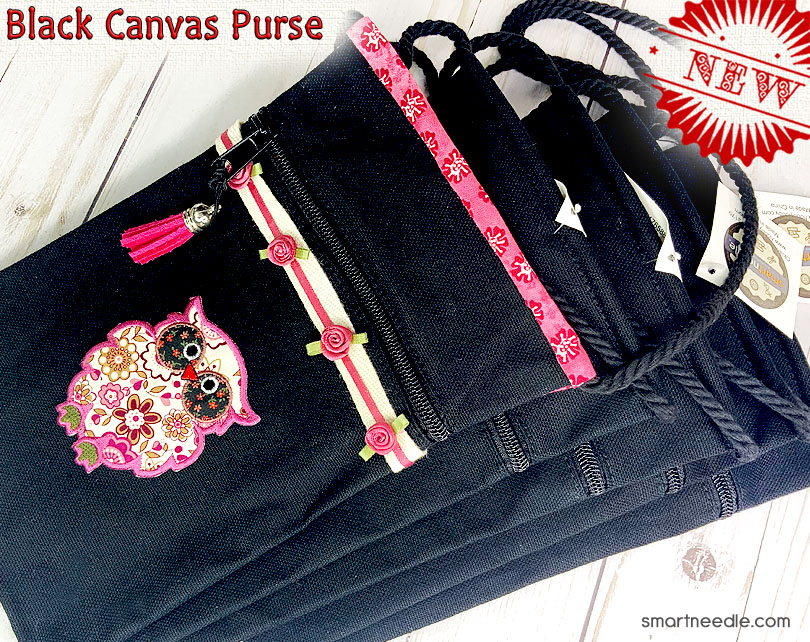 Black Canvas Bag Smart Needle