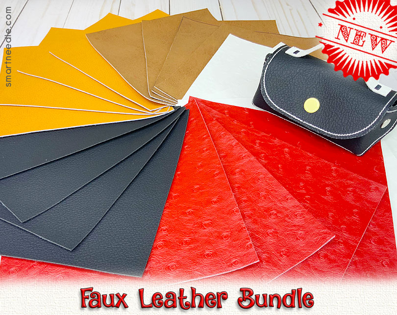 Faux Leather Fabric Bundle Smart Needle