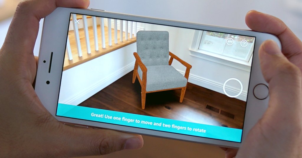 Amazon AR View zakupy online ze wsparciem Augmented Reality