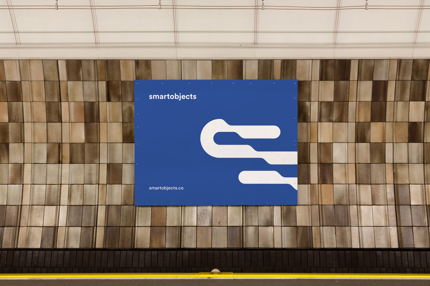 Billboard Mockup 05 Design PSD Template Smart Objects