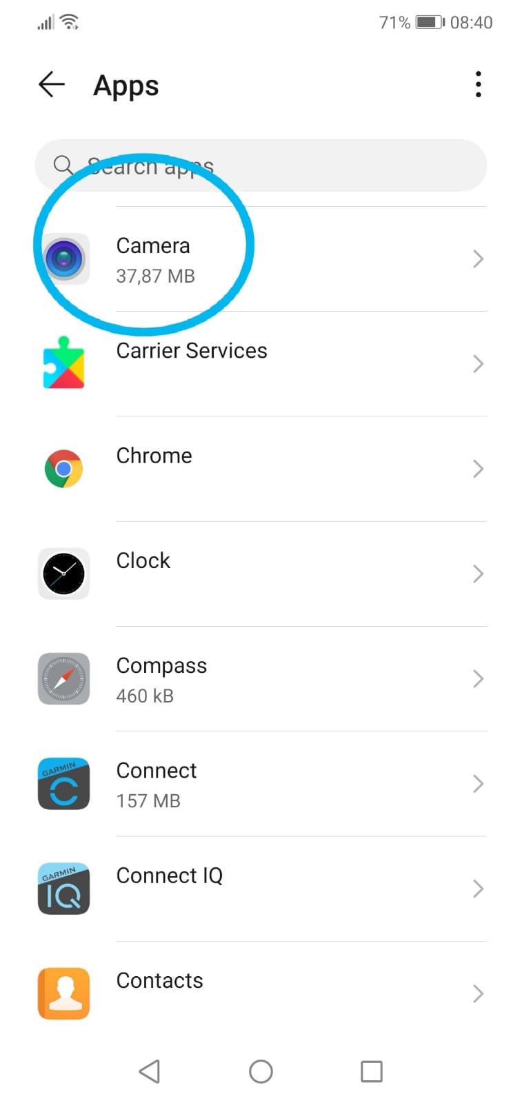 My smartphone camera is not working. A clear list of solutions