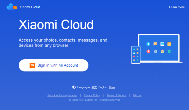 Mi Cloud что это за программа на телефонах Xiaomi и для