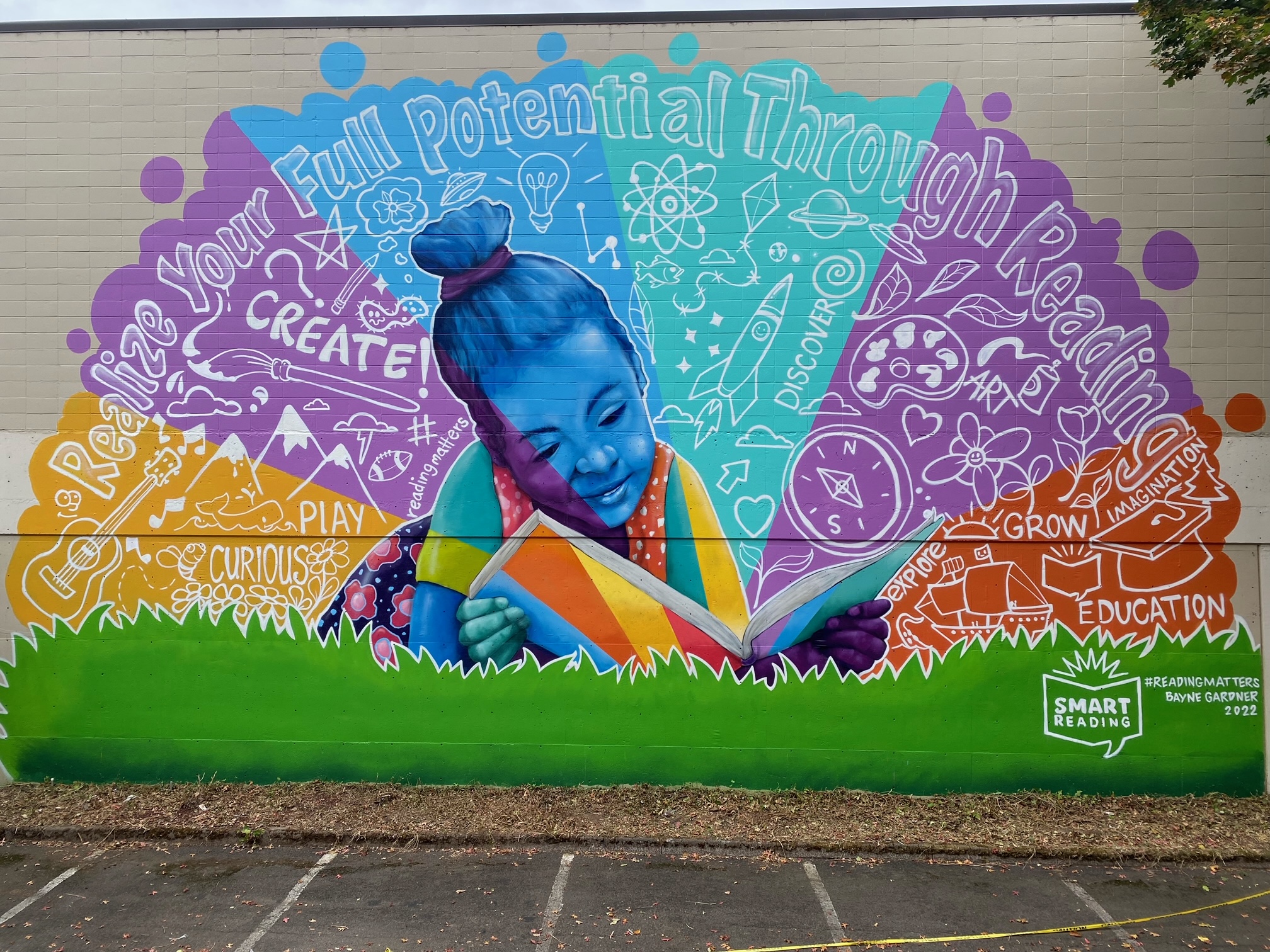 SMART Art Celebrating the Joy of Reading Through Community Murals