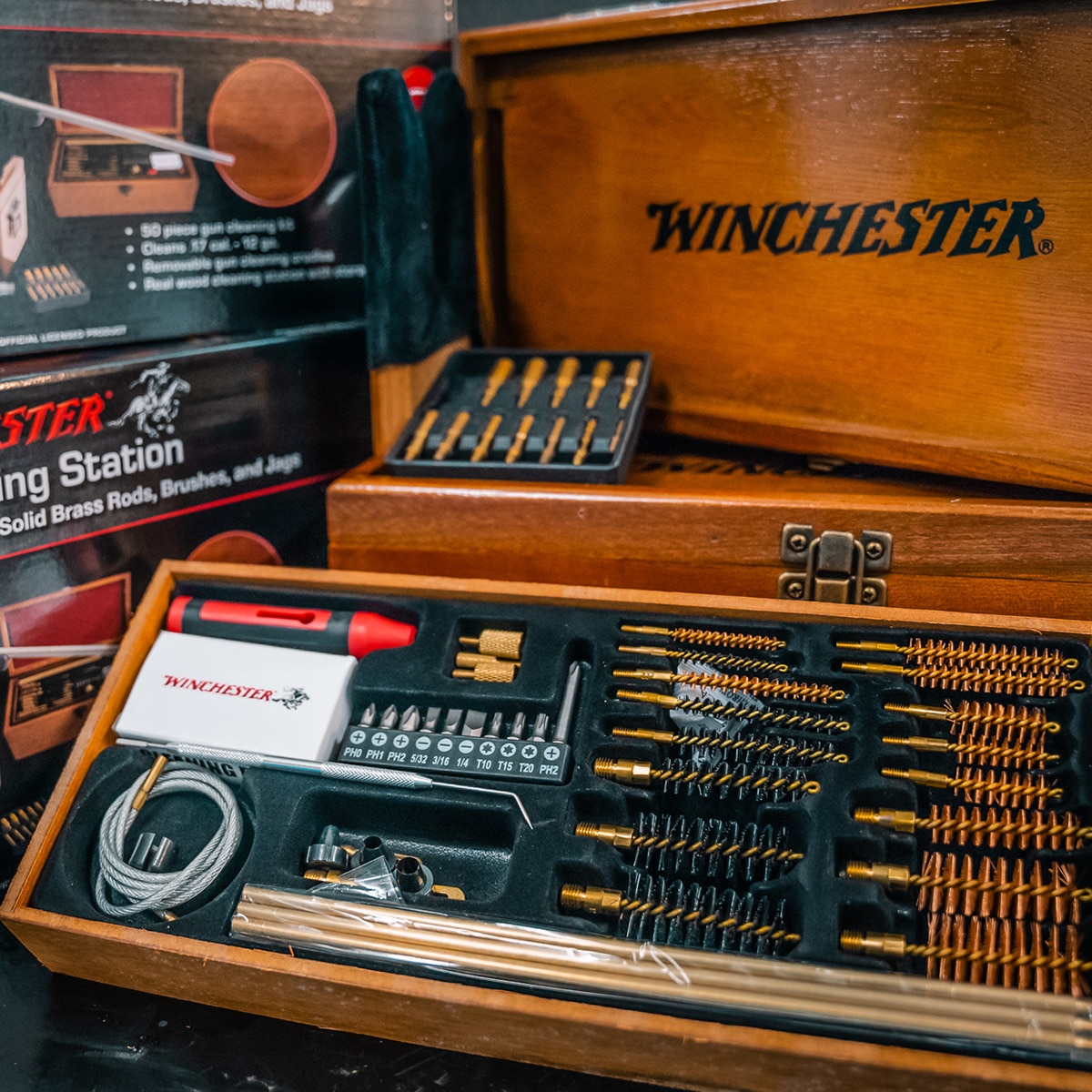 WINCHESTER Long Gun Universal Cleaning Station (from .17 to 12) 50 pcs