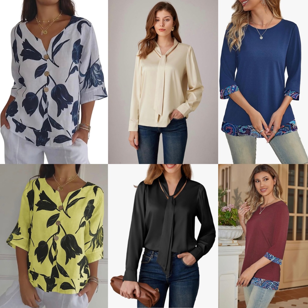 Women’s 3/4 Sleeve Tops 714+ Smart Savers