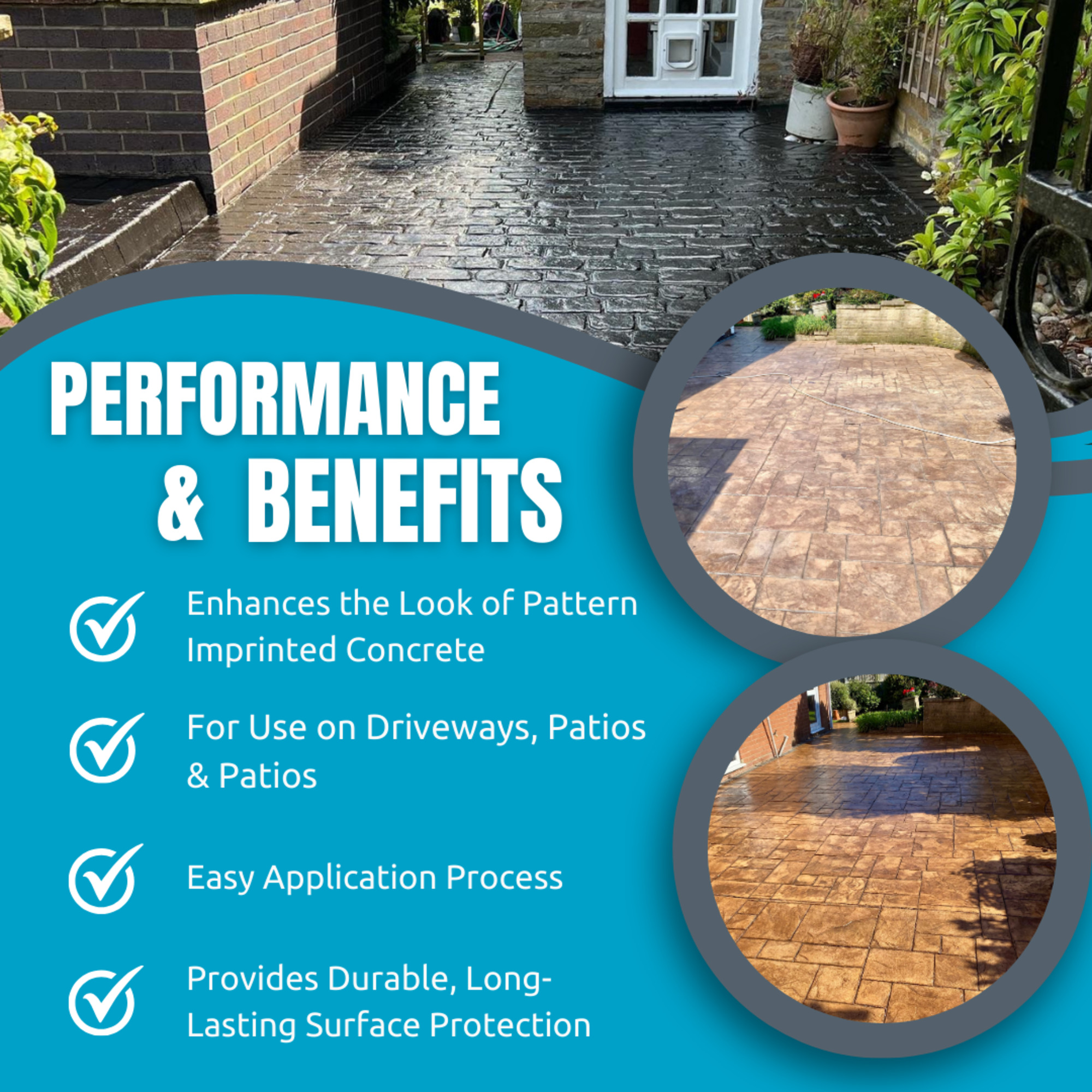 Matt Finish Imprinted Concrete Sealer