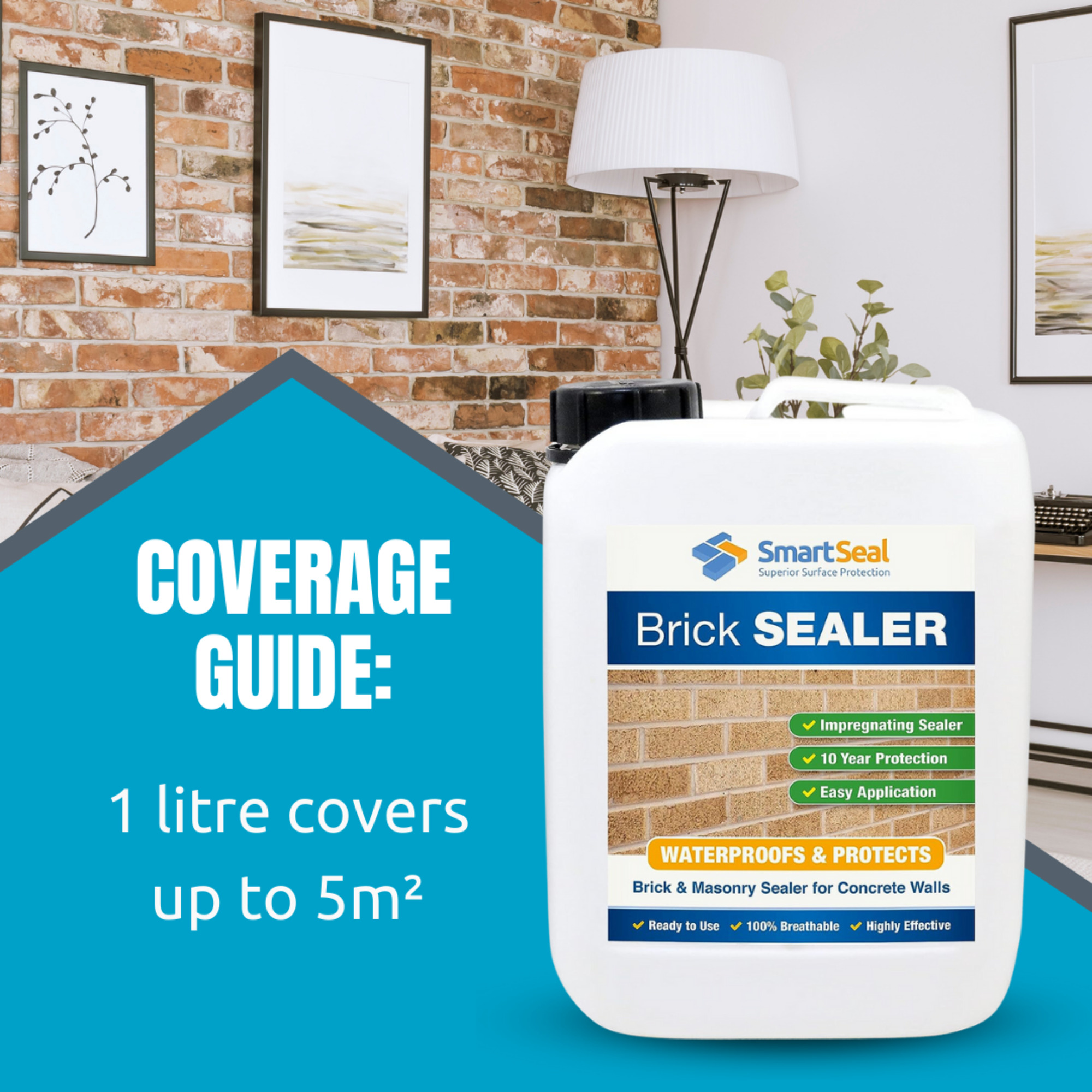 Brick Sealer Waterproofer for Brickwork/Masonry