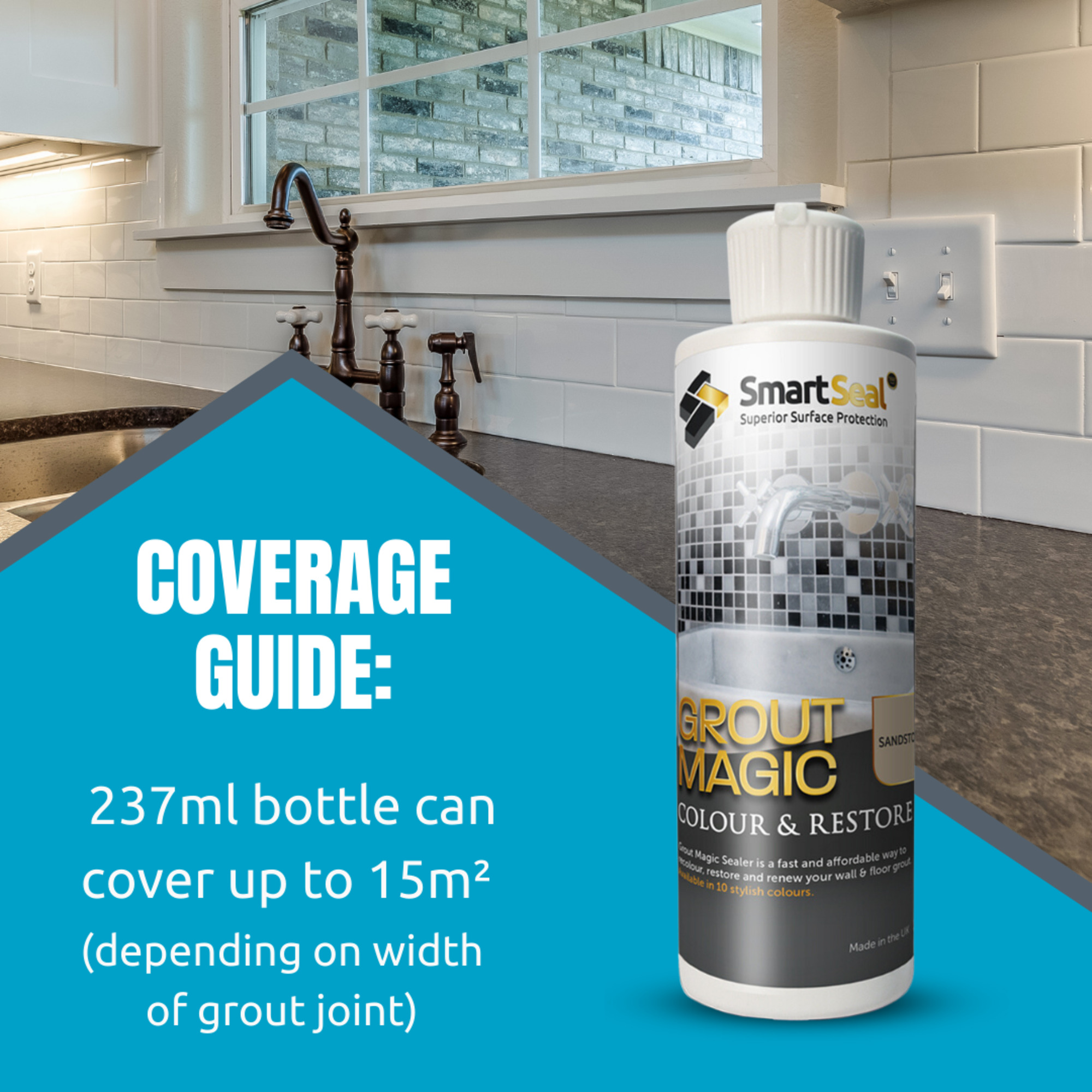 Best Dark Grey Grout Dye & Paint Restorer