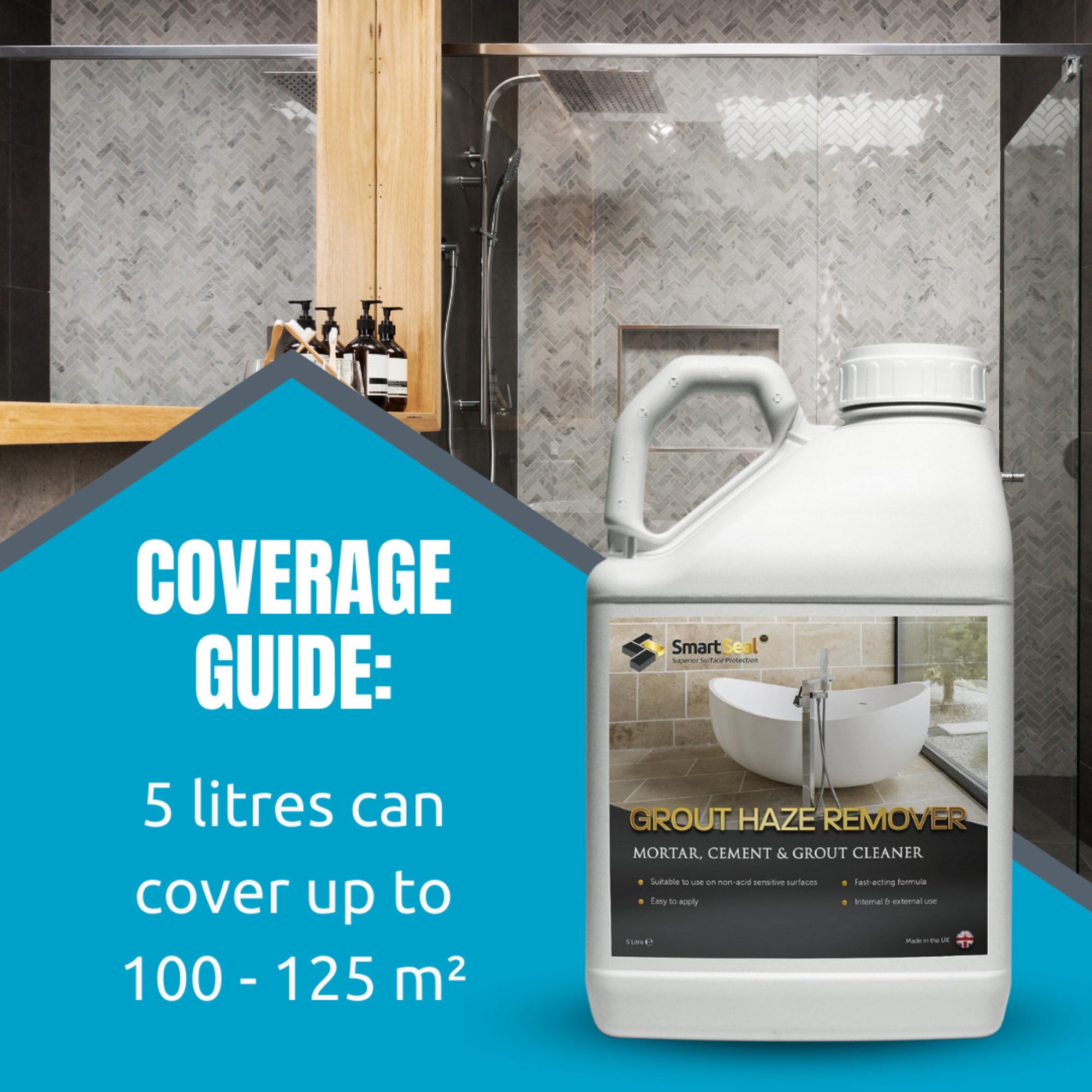 Grout Haze Remover, Residue & Stain Remover