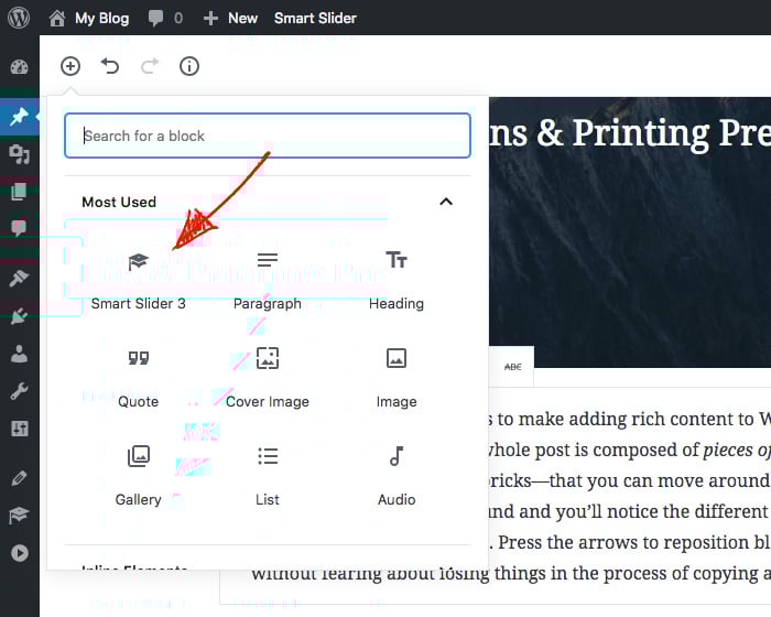 Gutenberg and Smart Slider 3 How to Add Sliders to WordPress