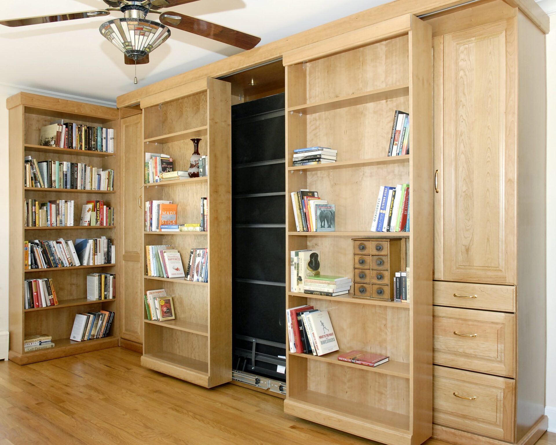 Murphy Bed Library Bed Guest Bed Solution Hidden