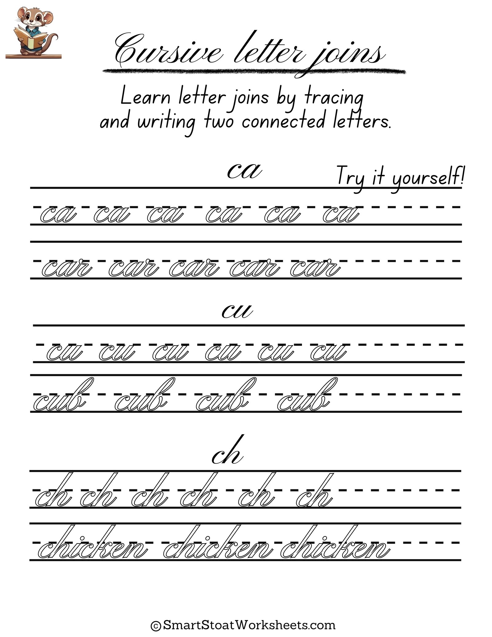 Cursive Letter Connections