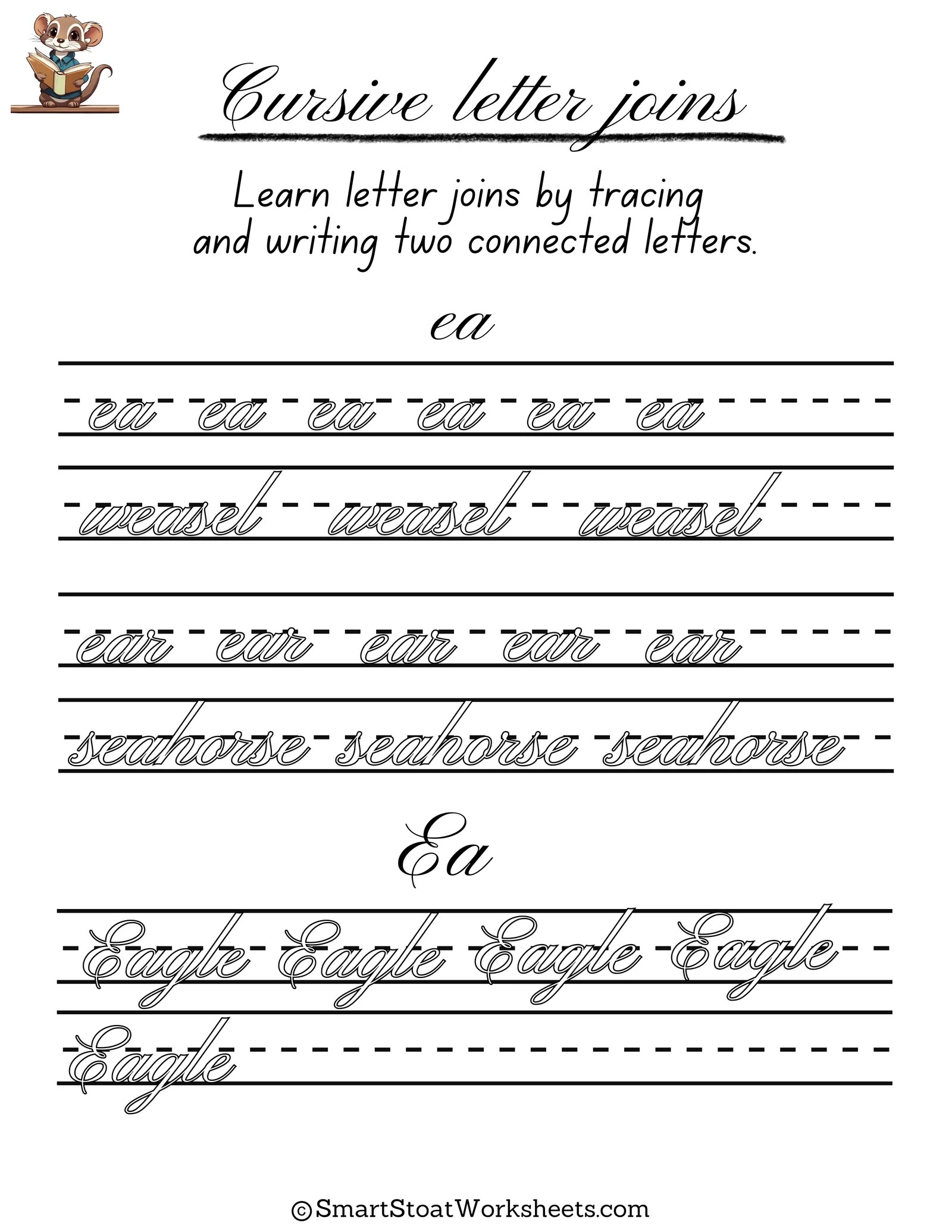 Cursive Letter Connections