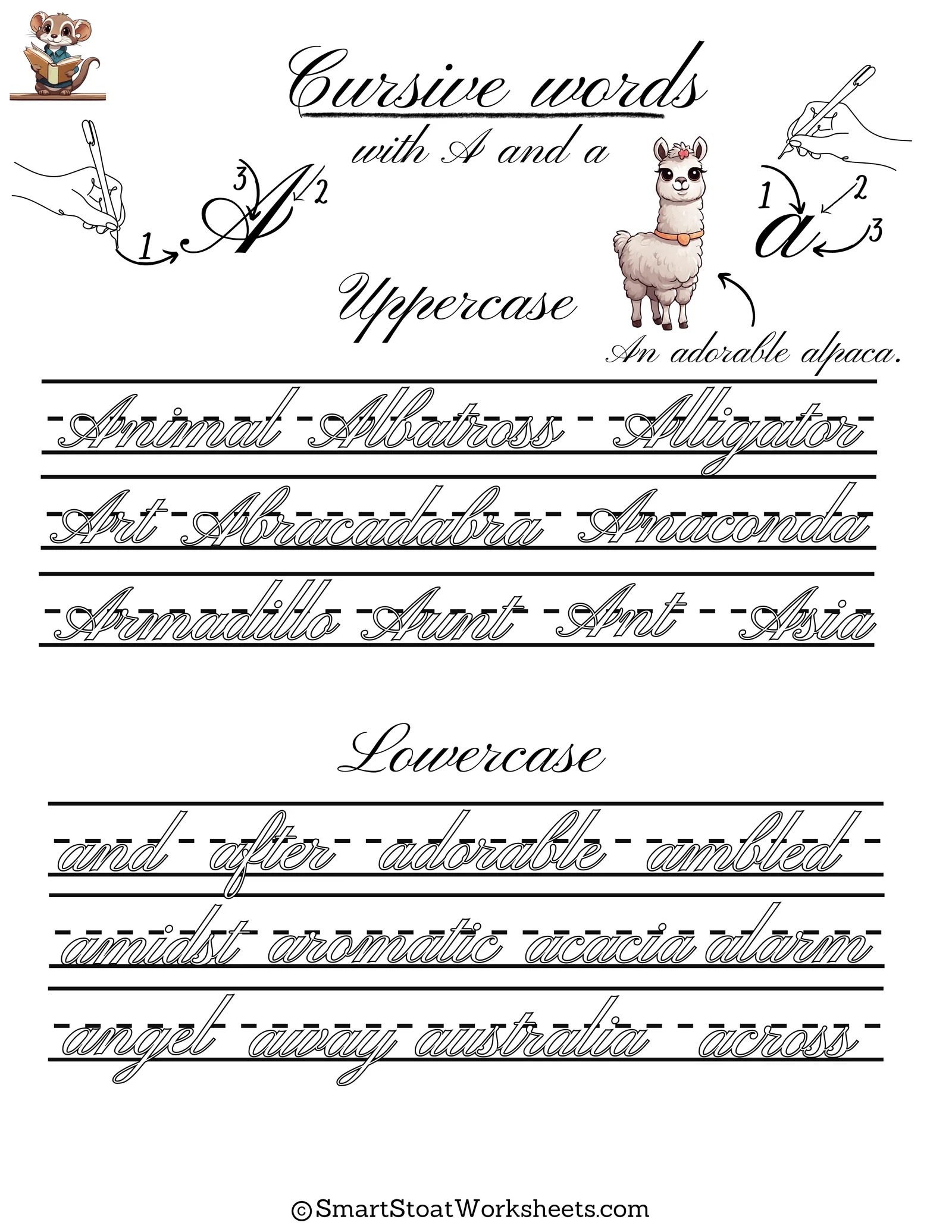 Writing Cursive Words