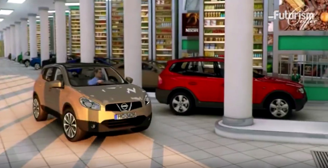 drive thru grocery store concept Freddie Hebert