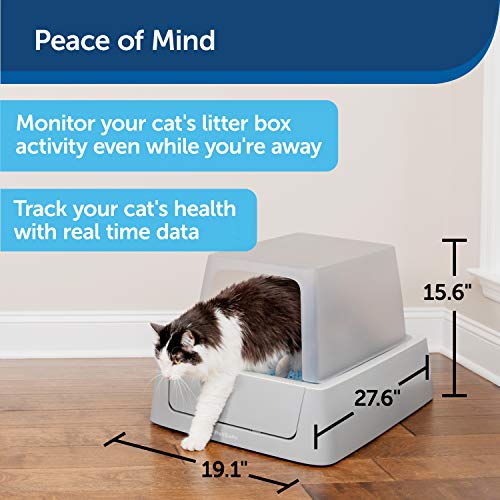 PetSafe ScoopFree Smart Covered Self Cleaning Cat Litter Box Smart
