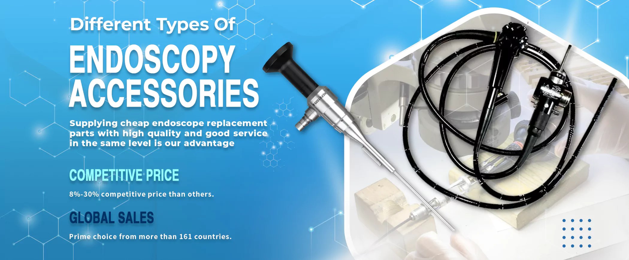 Endoscope Replacement Part Flexible Endoscope Part Smart Tech Med