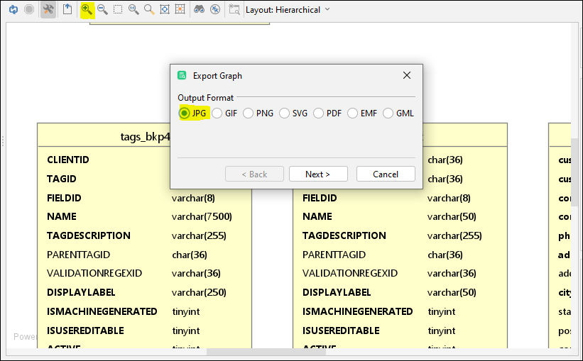 Generate ER Diagram with DBVisualizer in image format | SmartTechWays