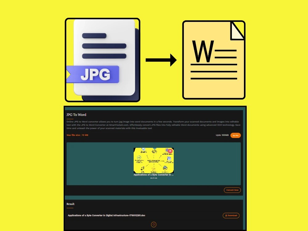 Convert JPG to Word (Free & Accurate)