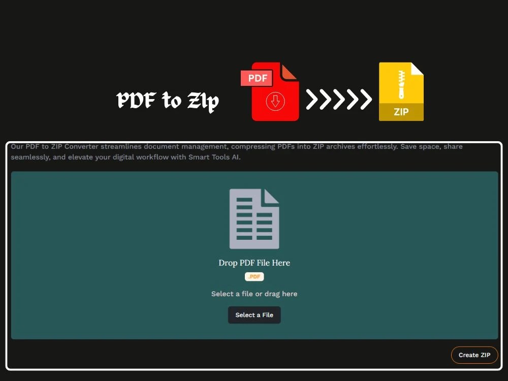 PDF to ZIP Converter Convert PDF to ZIP Easily