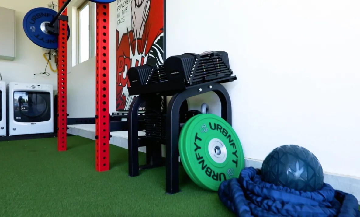 Home Gym Garage Set Up Smart Turf® Artificial Grass