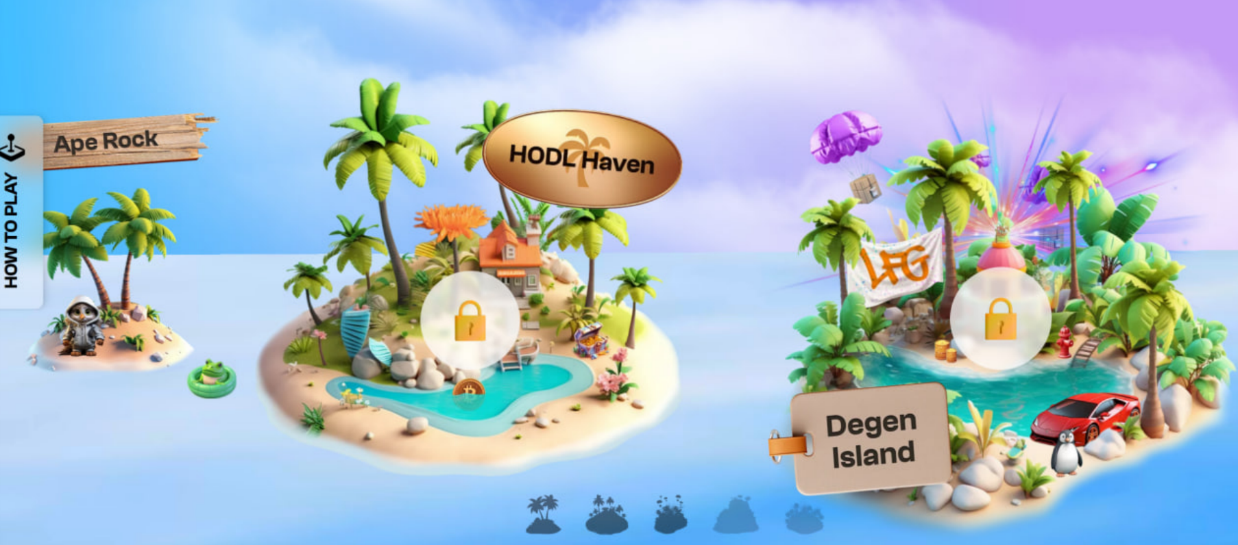 We fly to the Lingo Islands