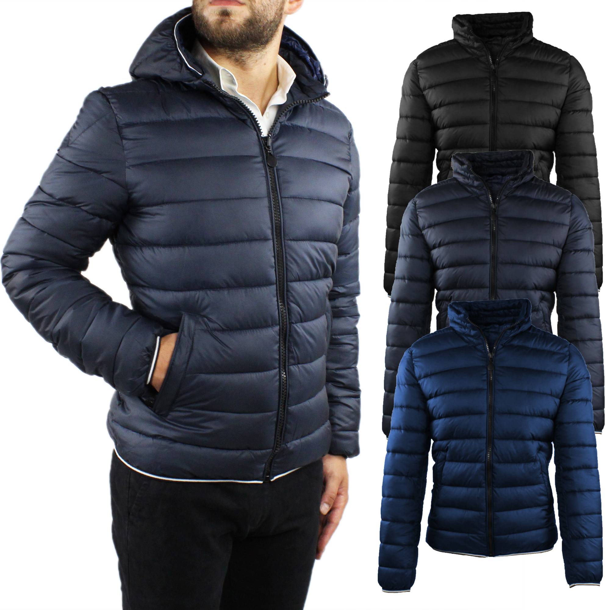 Giubbotto Uomo Invernale Slim Fit Giubbino Piumino Con