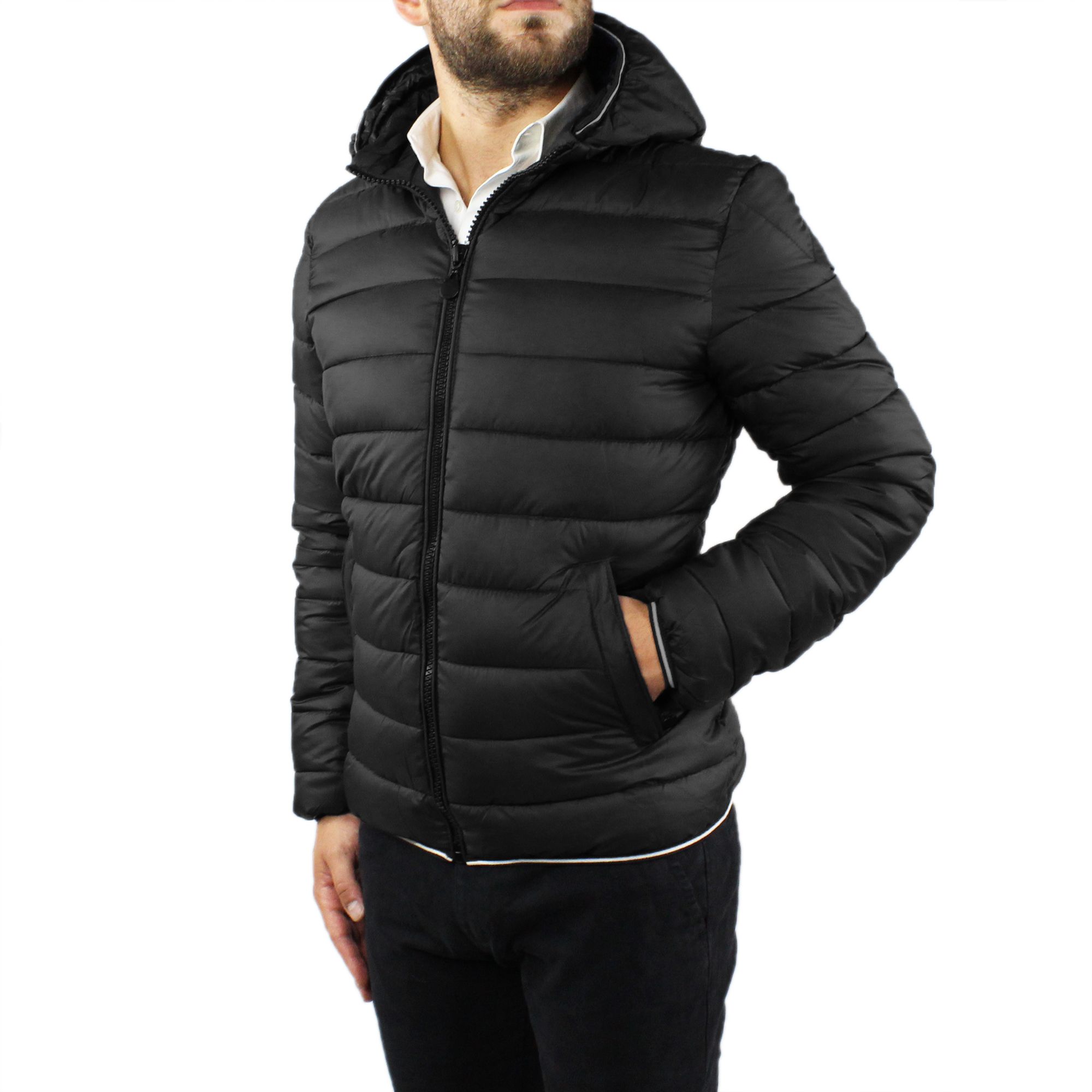 Giubbotto Uomo Invernale Slim Fit Giubbino Piumino Con