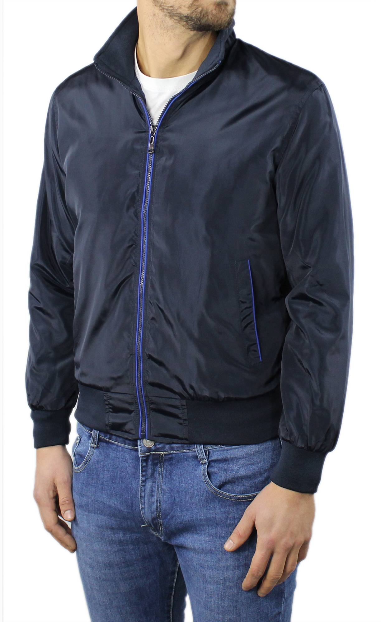 Giubbotto Uomo Primaverile Slim Fit Giacca a Vento