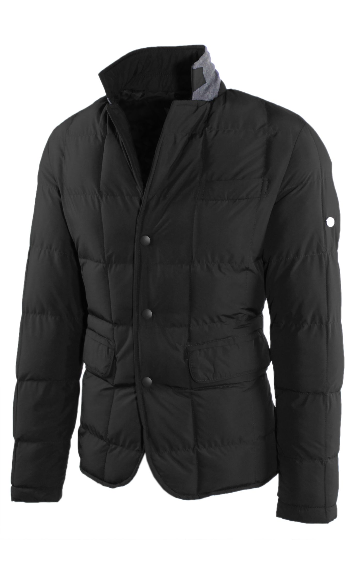 Giubbotto Uomo Invernale Giacca Trapuntata Elegante Blu