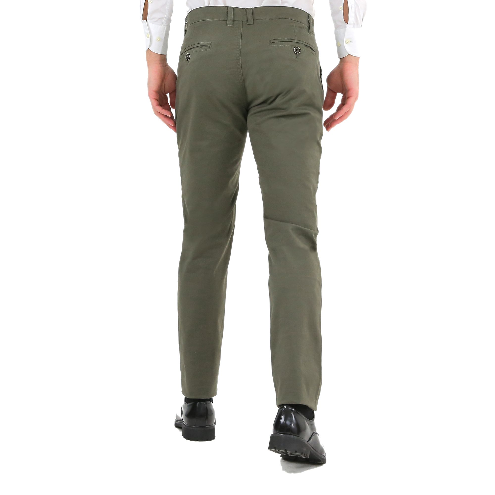 Pantaloni Uomo Slim Fit Eleganti Invernali Cargo Classico