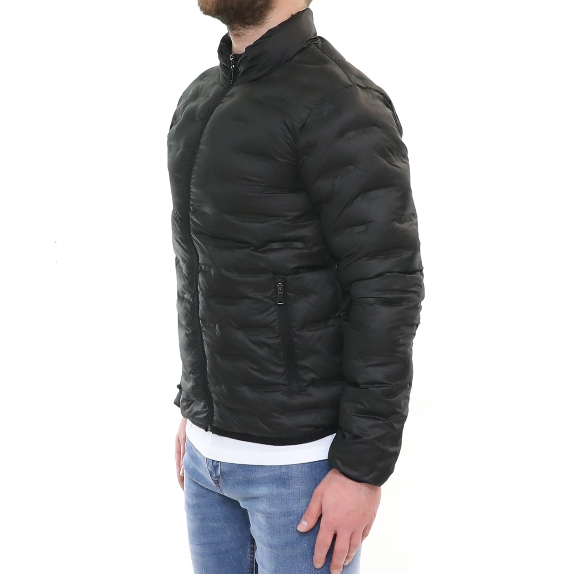 Giubbotto Uomo Piumino 100 Grammi Slim Fit Giubbino Corto