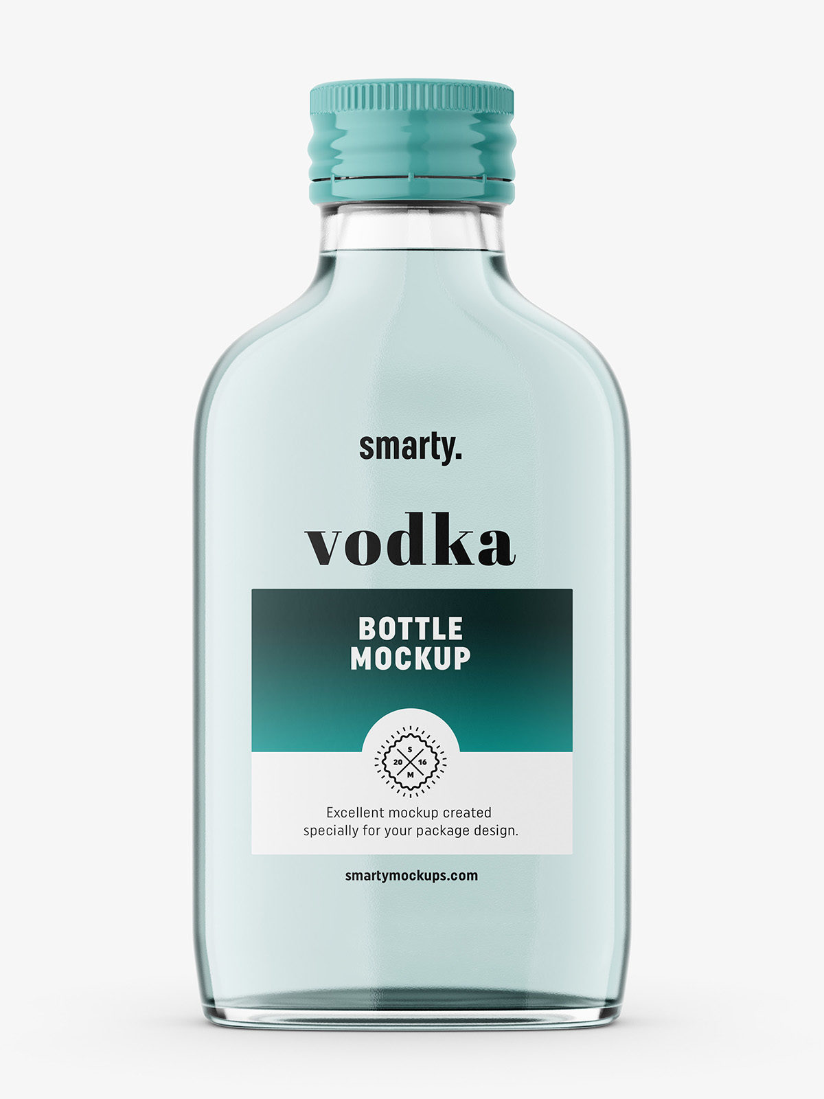 Small vodka mockup Smarty Mockups